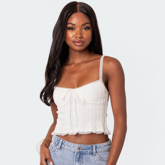 Edikted Tops - Edikted Lace Top NWT